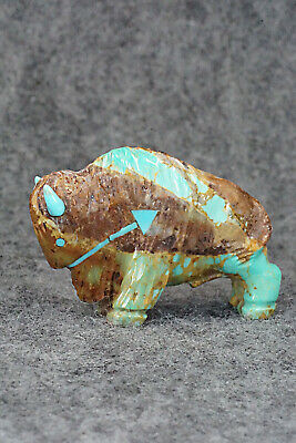 Buffalo Zuni Fetish Carving - Andres Quandelacy