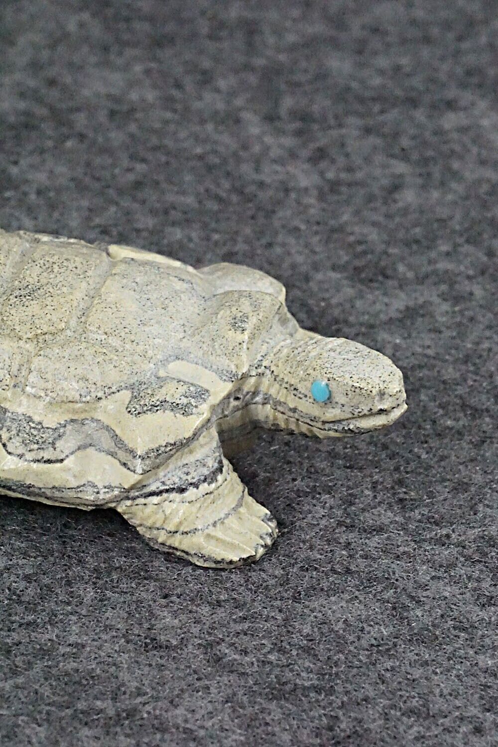 Turtle Zuni Fetish Carving - Herbert Him