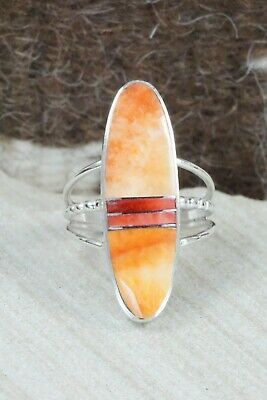 Spiny Oyster & Sterling Silver Ring - Harold Smith - Size 9.5