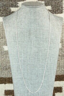 Sterling Silver Chain Necklace - Sterling Silver 24"