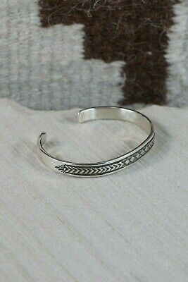 Navajo Sterling Silver Bracelet - Bruce Morgan - High Lonesome Trading