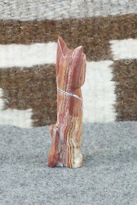 Cat Zuni Fetish Carving - Kenny Chavez