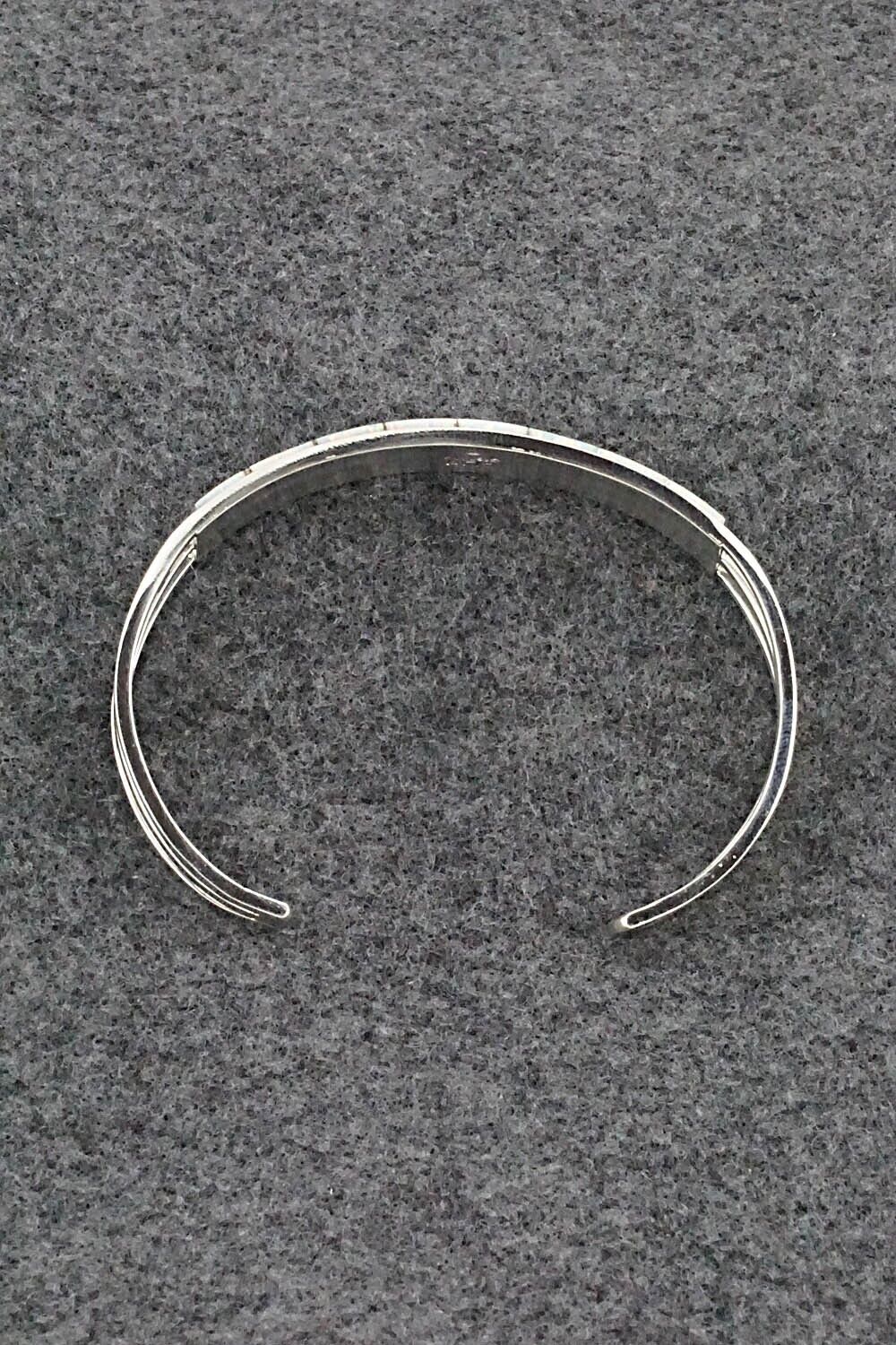 Opalite & Sterling Silver Inlay Bracelet - Anson Wallace