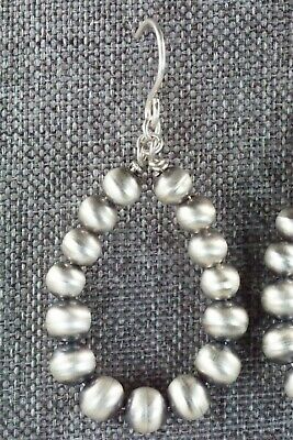 Sterling Silver Navajo Pearl Earrings - Jan Mariano