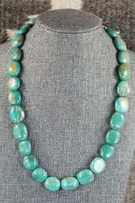 Turquoise & Sterling Silver Necklace - Navajo