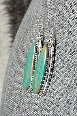 Turquoise & Sterling Silver Earrings - Sharon McCarthy