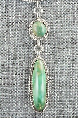 Turquoise & Sterling Silver Necklace - Mark Barney