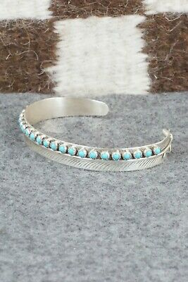 Turquoise & Sterling Silver Bracelet - Aaron Davis