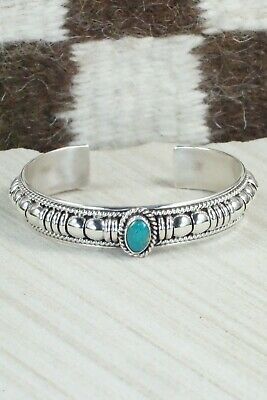 Turquoise & Sterling Silver Bracelet - Thomas Charley