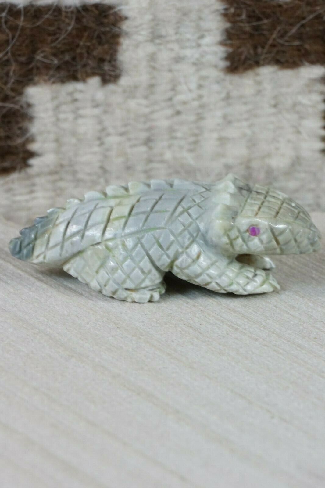 Horned Toad Zuni Fetish Carving - Jonas Hastito - High Lonesome Trading