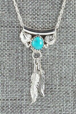 Turquoise & Sterling Silver Necklace - Sharon McCarthy