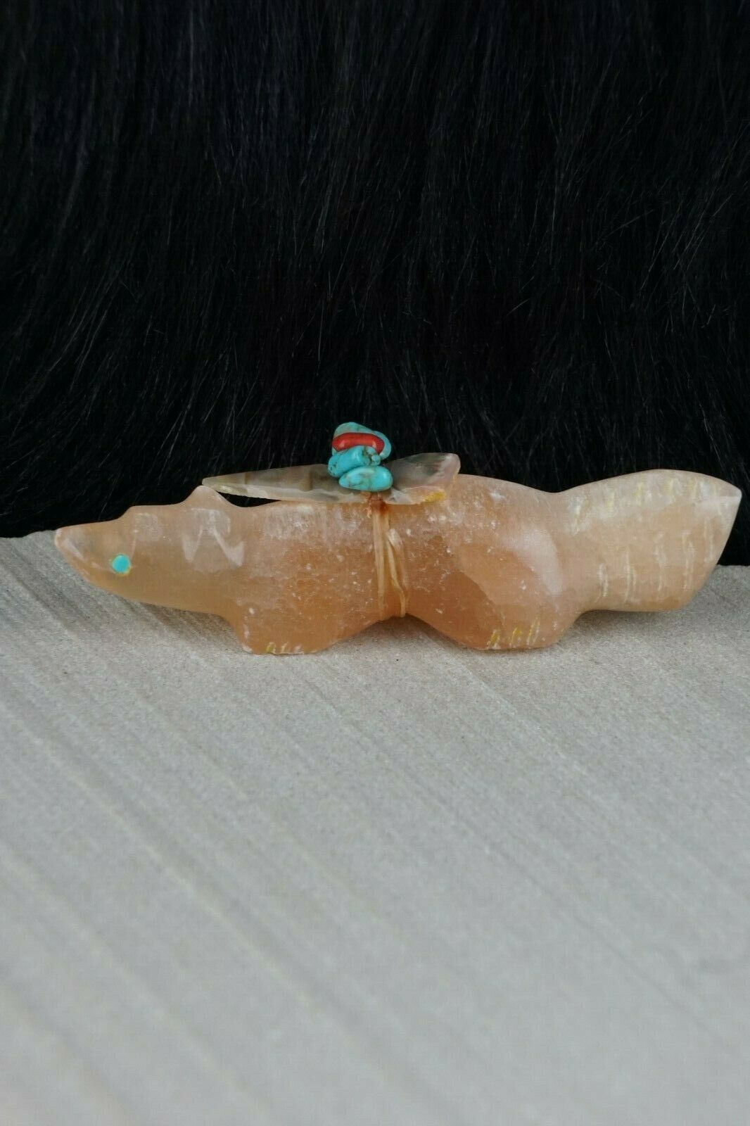 Wolf Zuni Fetish Carving - Lena Boone - High Lonesome Trading