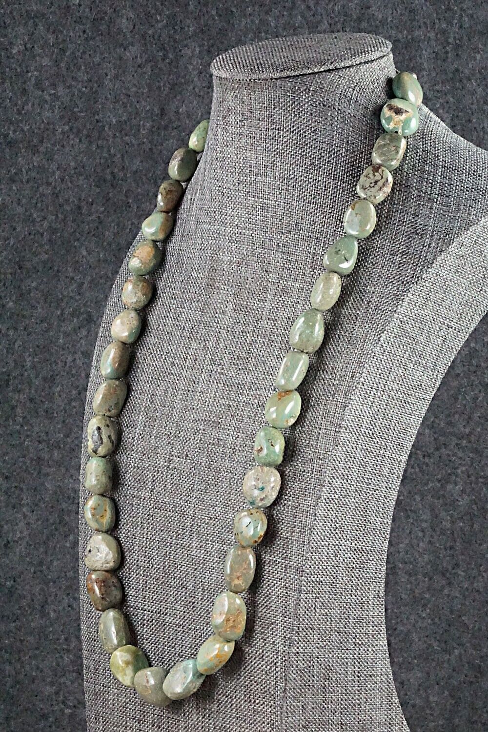 Turquoise and Sterling Silver Necklace - Louise Joe