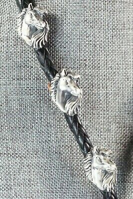 Turquoise & Sterling Silver Bolo Tie - Raymond Delgarito