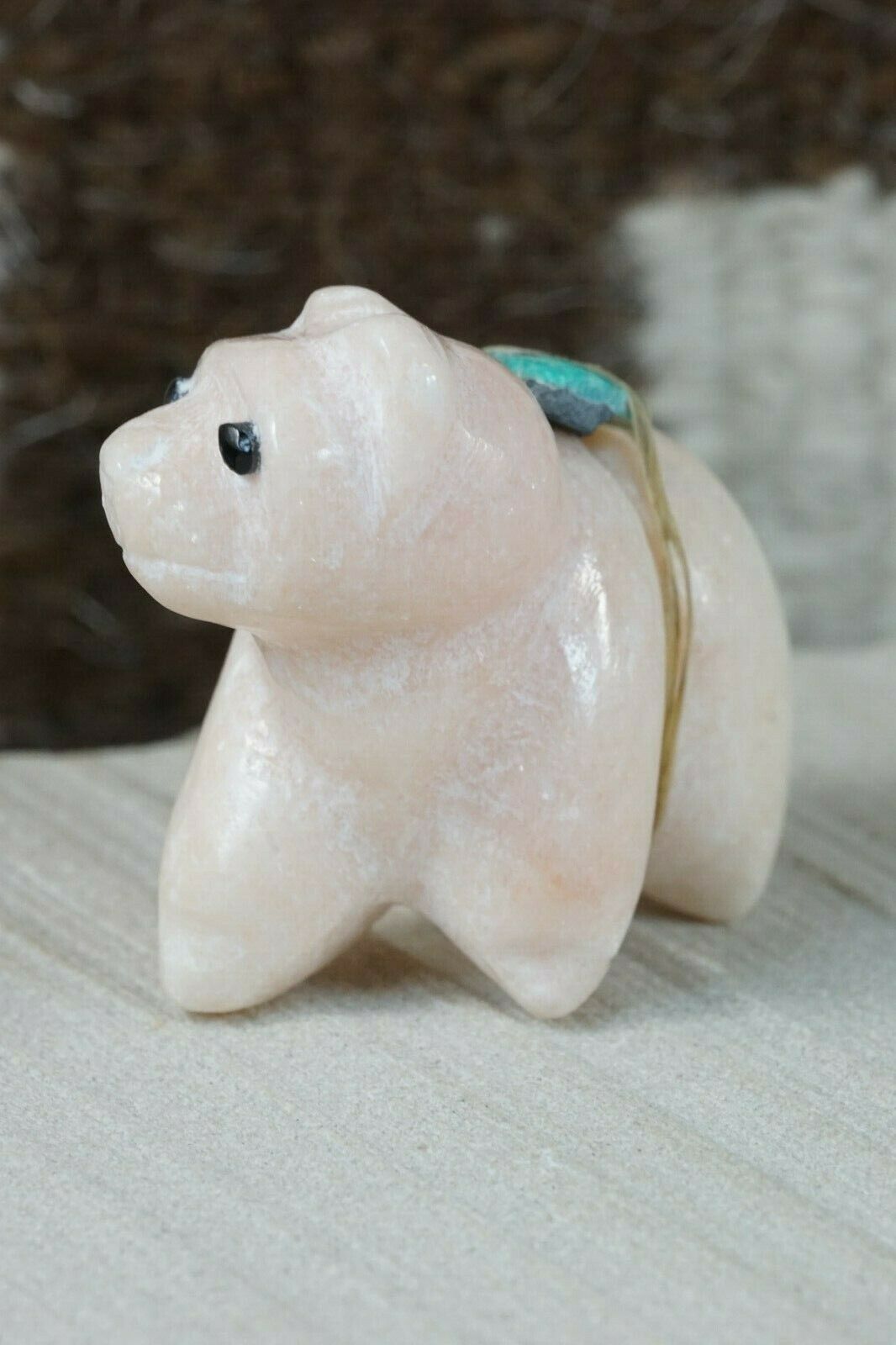 Bear Zuni Fetish Carving - Lance Deysee - High Lonesome Trading