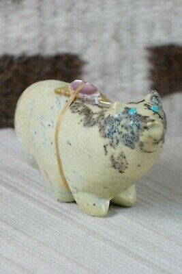 Wolf Zuni Fetish Carving - Delvin Leekya - High Lonesome Trading