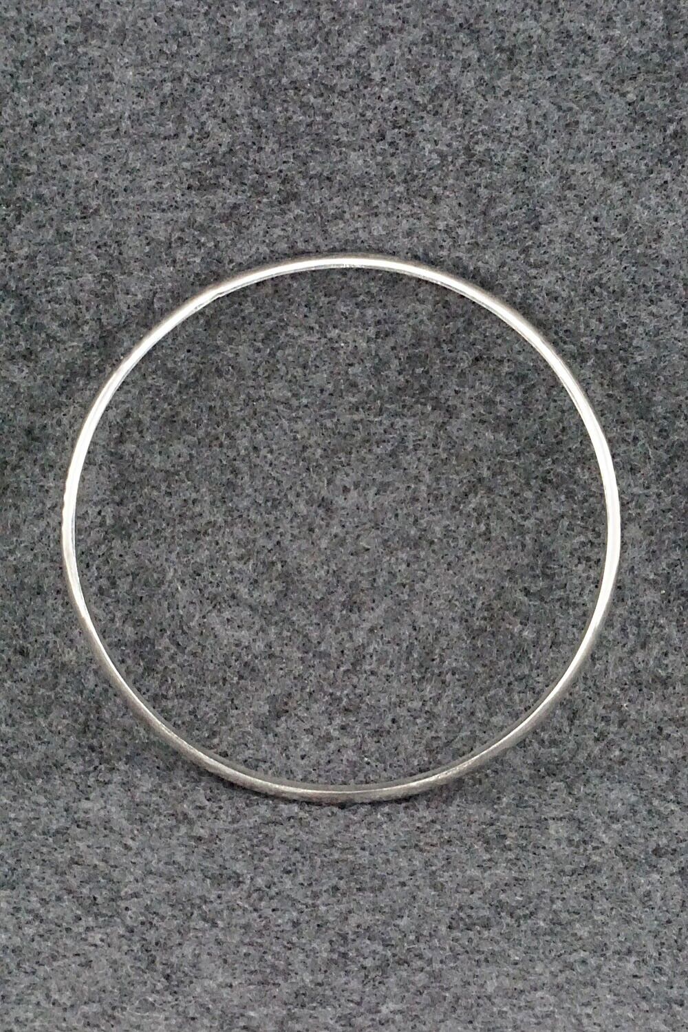Sterling Silver Bangle Bracelet - Elaine Tahe