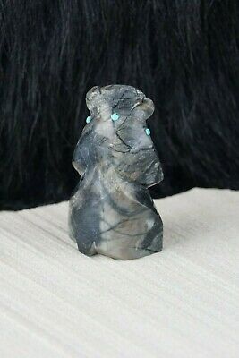 Bear Zuni Fetish Carving - Danette Laate - High Lonesome Trading