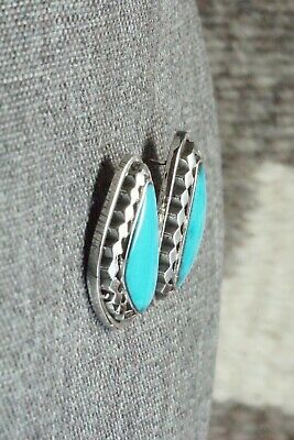 Turquoise and Sterling Silver Earrings - Sharon McCarthy