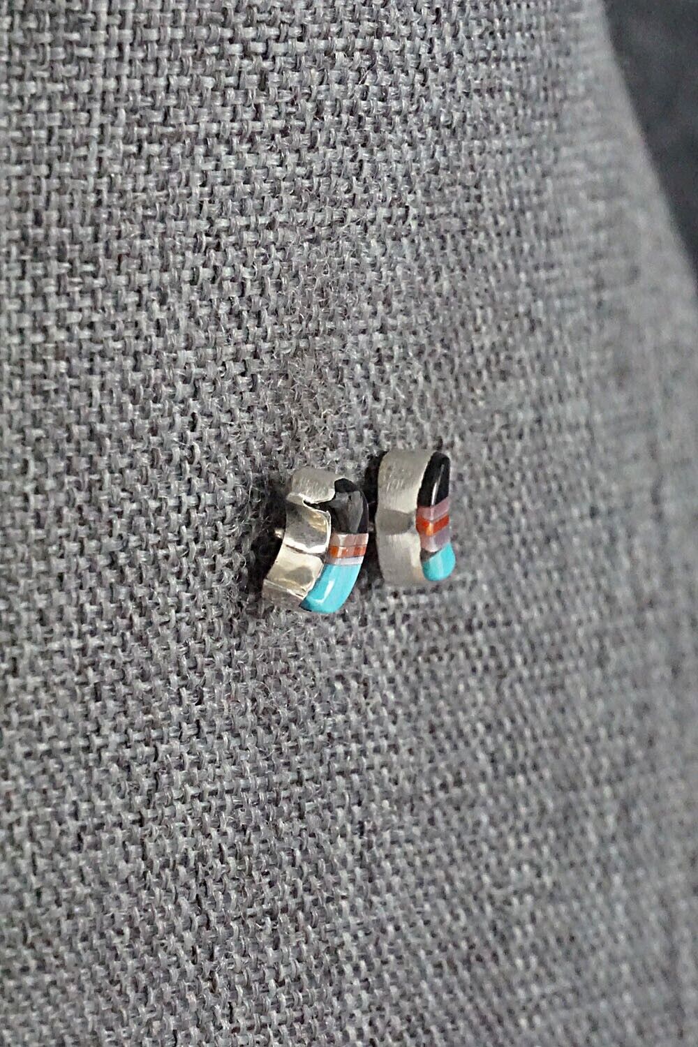 Multi Stone & Sterling Silver Earrings - Francisco Chapito