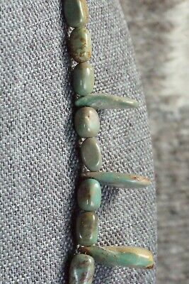 Turquoise & Sterling Silver Necklace - Navajo