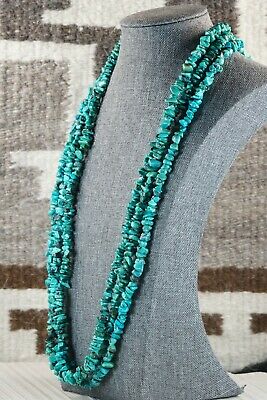 Navajo 3 Strand Turquoise Necklace - Native American
