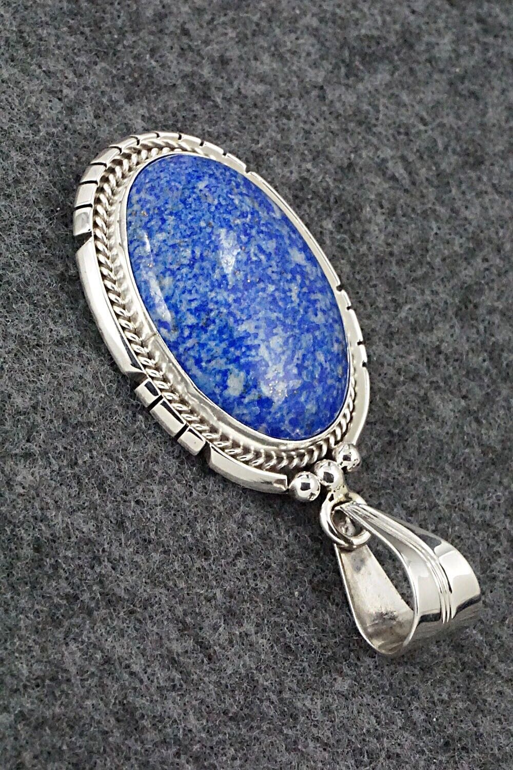 Lapis & Sterling Silver Pendant - Samuel Yellowhair