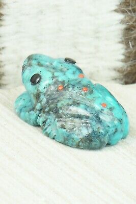 Frog Zuni Fetish Carving - Reynold Lunasee