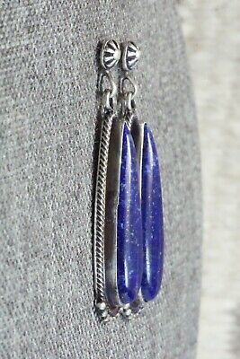 Lapis & Sterling Silver Earrings - Verley Betone