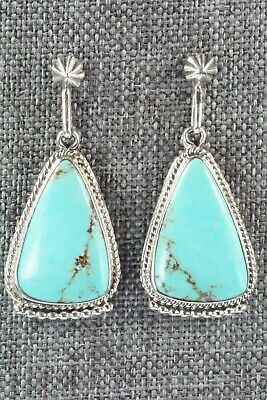 Turquoise & Sterling Silver Earrings - Sharon McCarthy