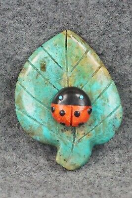 Ladybug Zuni Fetish Carving - Reynold Lunasee