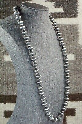 Sterling Silver Navajo Pearl Necklace - Presley Haley