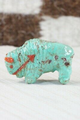 Buffalo Zuni Fetish Carving - Andres Quandelacy