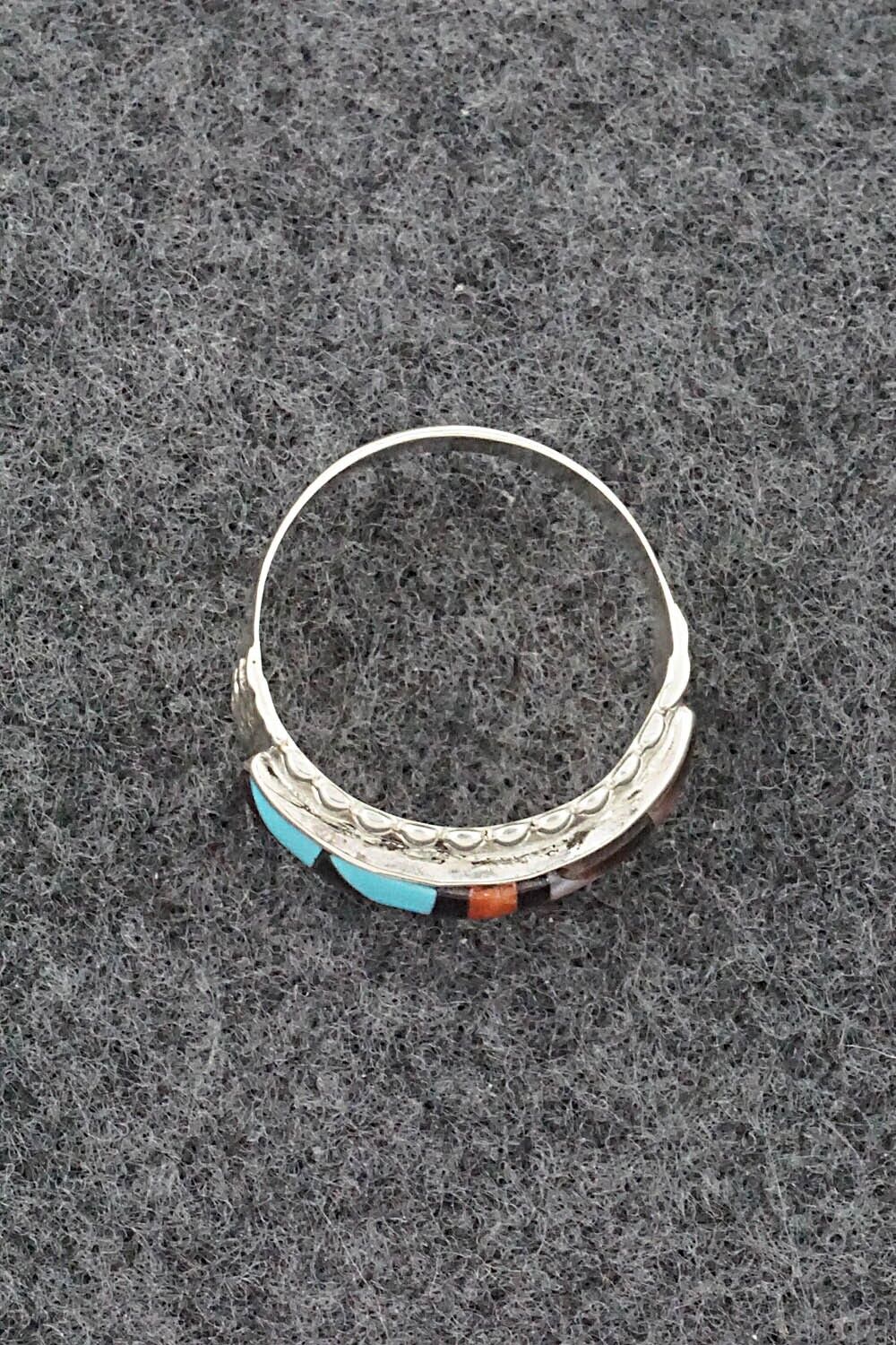 Multi Stone & Sterling Silver Ring - Rebecca Sheyka - Size 7.25