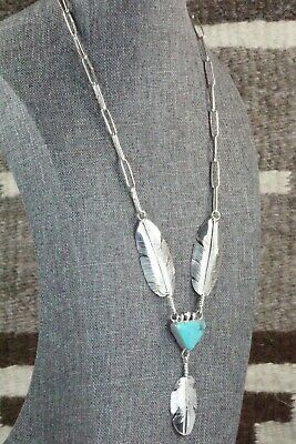 Turquoise & Sterling Silver Necklace - Ben Begay