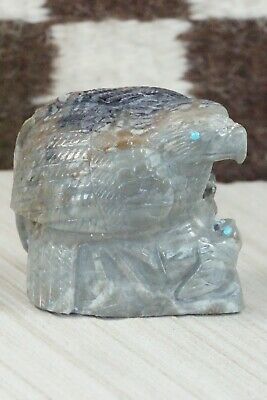 Eagle Zuni Fetish Carving - Derrick Kaamasee