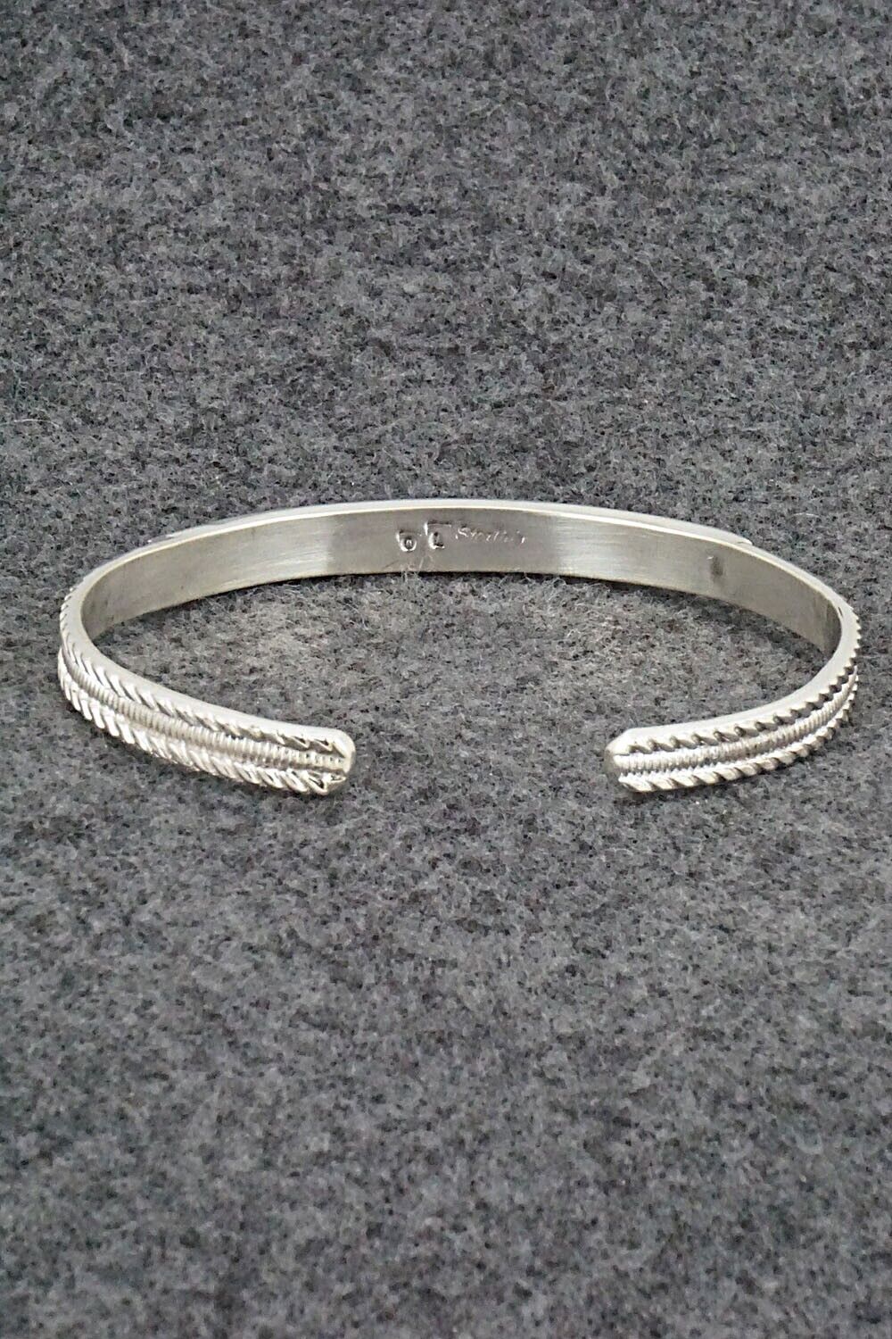 Turquoise & Sterling Silver Inlay Bracelet - Orlando Laweka
