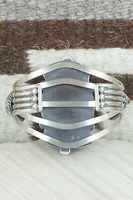 Turquoise & Sterling Silver Bracelet - Raymond Delgarito - High Lonesome Trading