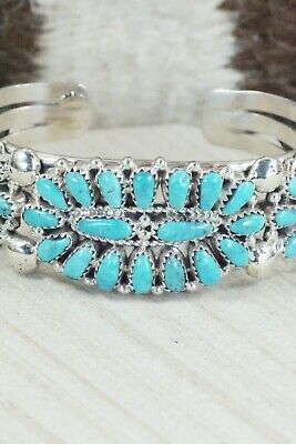 Turquoise & Sterling Silver Bracelet - Jaz Wilson