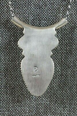 Navajo Turquoise & Sterling Silver Necklace - Raymond Delgarito - High Lonesome Trading