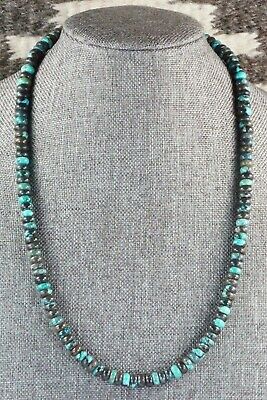 Turquoise & Sterling Silver Necklace - Navajo