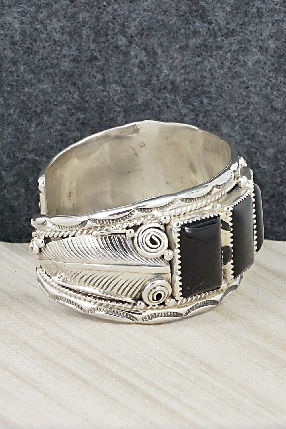 Onyx & Sterling Silver Bracelet - Darrell Morgan