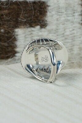 Navajo Turquoise and Sterling Silver Ring - Bobby Platero - 9.25