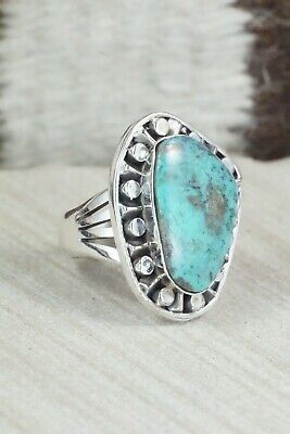 Turquoise & Sterling Silver Ring - Jimson Belin - Size 7
