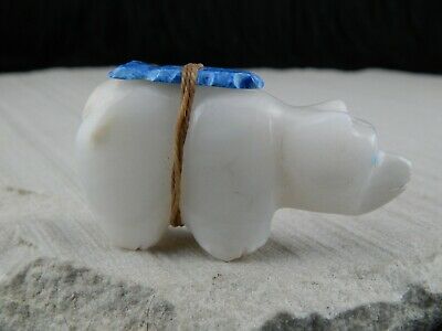 Bear Zuni Fetish Carving- Danny Booqua - High Lonesome Trading
