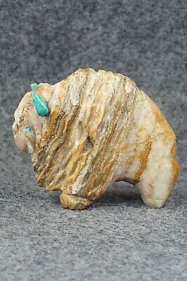 Buffalo Zuni Fetish Carving - Kevin Quam