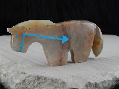 Horse Zuni Fetish Carving - Bernard Laiwakete - High Lonesome Trading