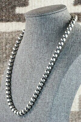 Navajo Sterling Silver Pearl Necklace - Jan Mariano