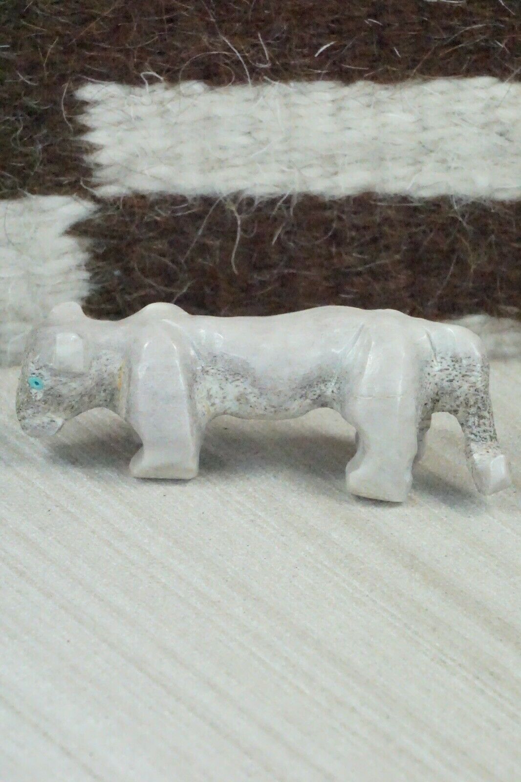 Buffalo Zuni Fetish Carving - Allison White