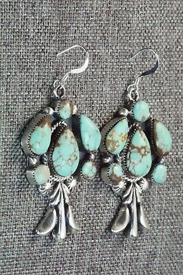 Turquoise & Sterling Silver Earrings - Bobby Platero